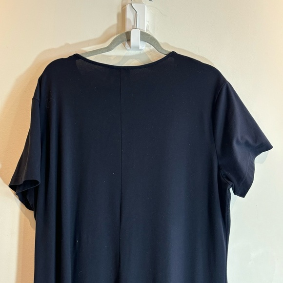 LAND’S END Sz XL Maxi Dress Jersey Knit Sheath Silhouette Made in the USA - Picture 6 of 8